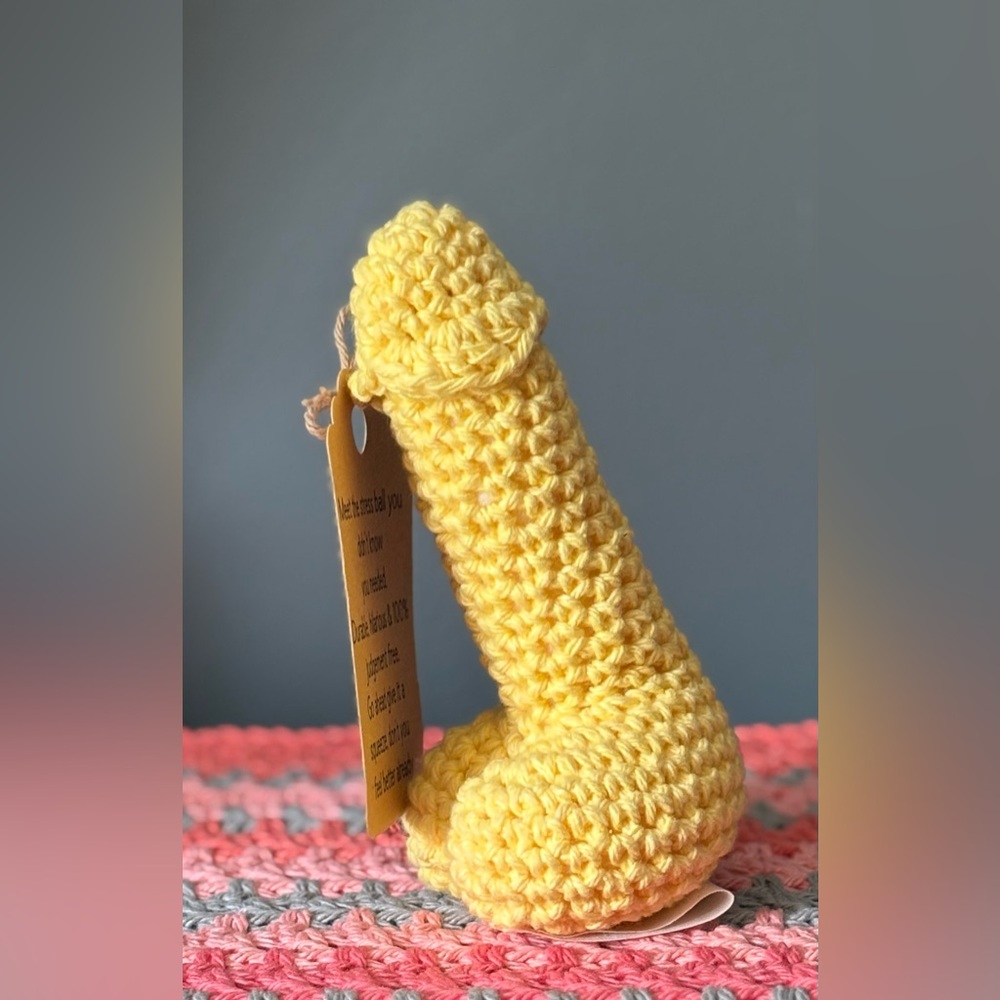 Handmade Crochet Emotional Support Peen